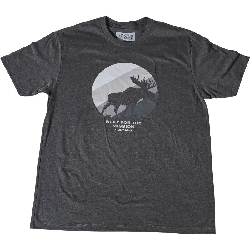 Moose Gradient T-Shirt - Charcoal Heather